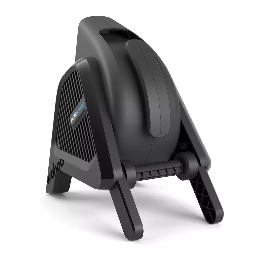 Wahoo KICKR Headwind Produktbild schräge Rückansicht